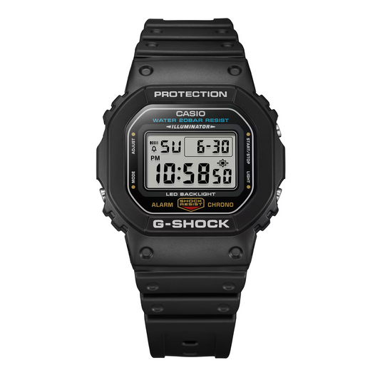 Men's G-Shock Watch Black Digital Rectangular Case