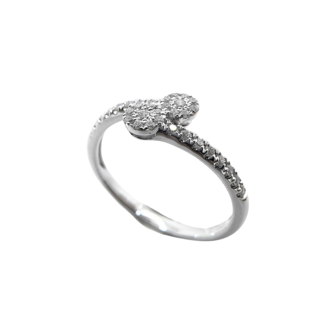 Anillo Contrariè de Giorgio Visconti en oro y diamantes