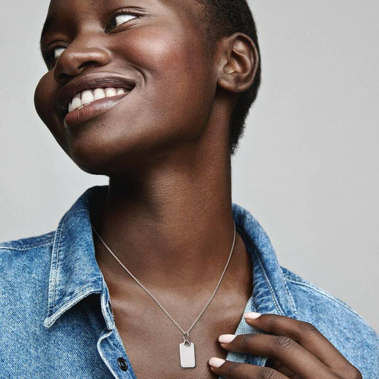 Charm Pandora Pendente Medaglia Rettangolare