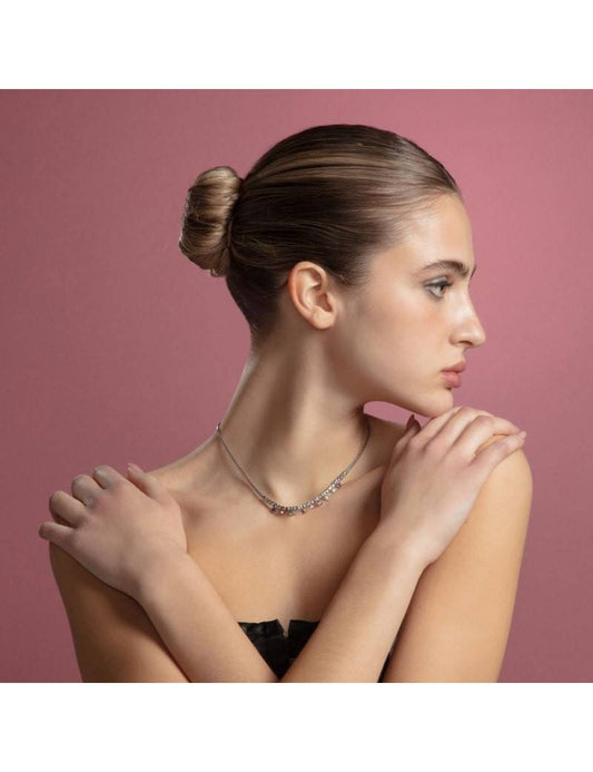 Collar de plata suave Elements