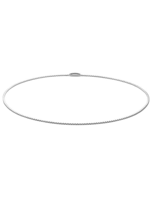 Collar de plata suave Elements