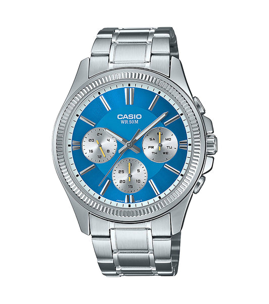 Casio Timeless Watch with Blue Dial