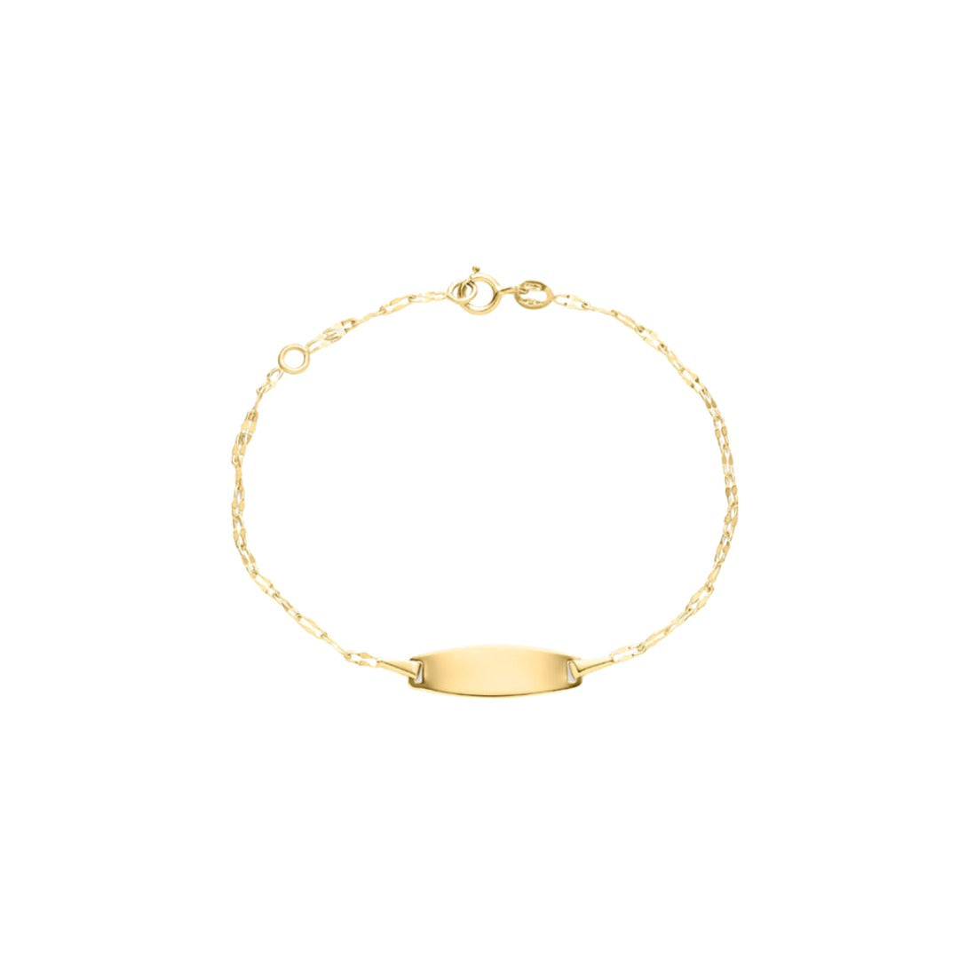 Bracciale Stroili Con Targhetta Holy Oro Giallo 9 KT 1415512