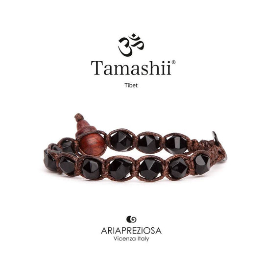 Pulsera Tamashii® Original de ónix con corte de diamante