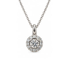 Collana Iannelli Handmade Puntoluce realizzata in Oro Bianco 18 KT e Diamanti Naturali