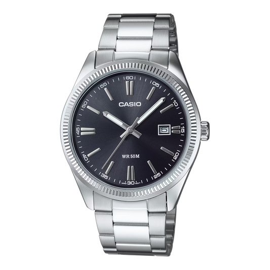 Casio MTP Watch with Black Dial