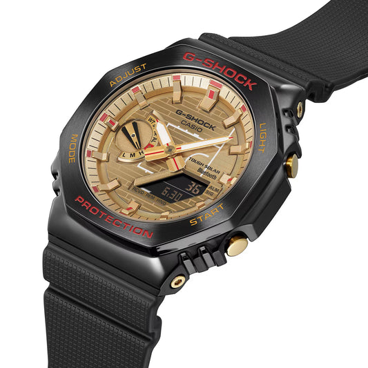 Orologio G-Shock Limited Edition Rui Hachimura Nero con Quadrante Dorato