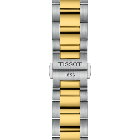 Orologio Tissot da Uomo PR 100 Cronografo Bicolore Dorato e Acciaio