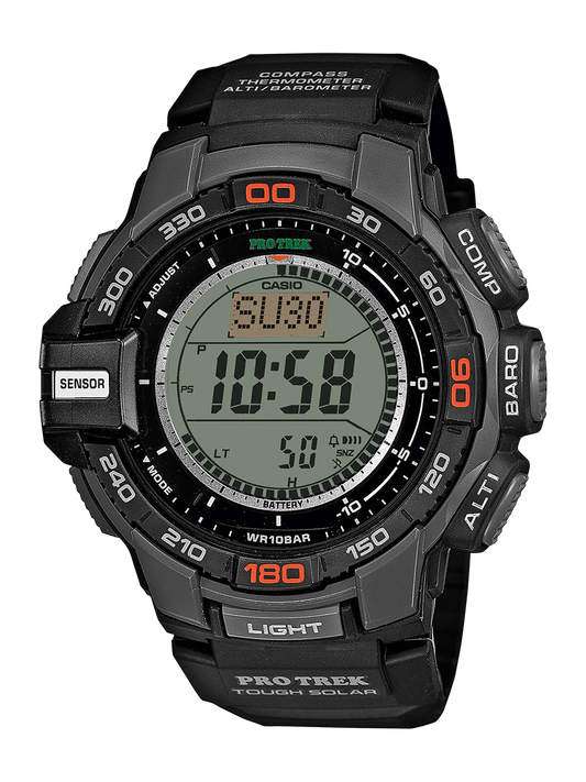 Casio Pro Trek Triple Sensor Watch Black