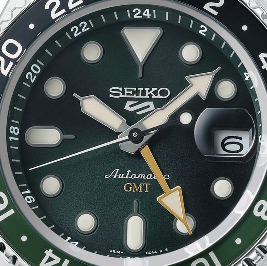OROLOGIO SEIKO 5 SPORT GMT AUTOMATICO VERDE JUBILEE
