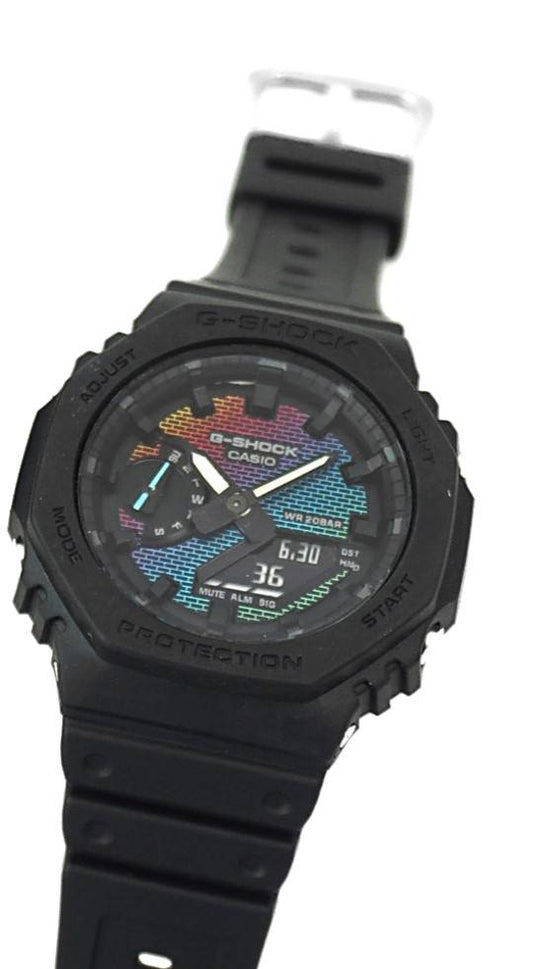 G-Shock GA-2100 Series Men's Black Brick Watch