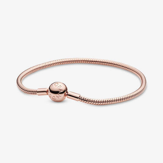 Bracciale Pandora Con Chiusura A Sfera Rosè