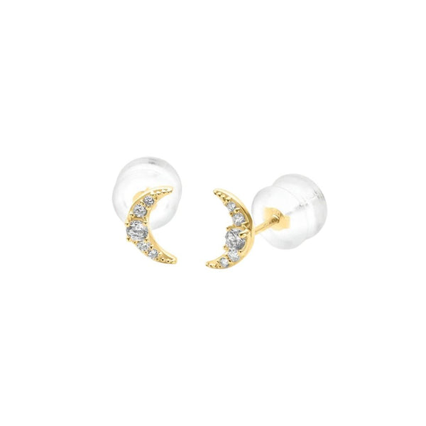Orecchini Stroili Lobo Lunula Bon Ton Oro Giallo 9 KT Cubic Zirconia 1435997