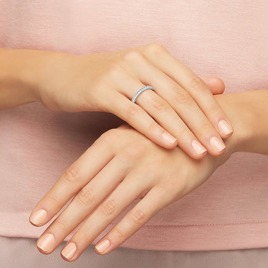 Anello Swarovski Girodito Matrix con Cristalli Trasparenti