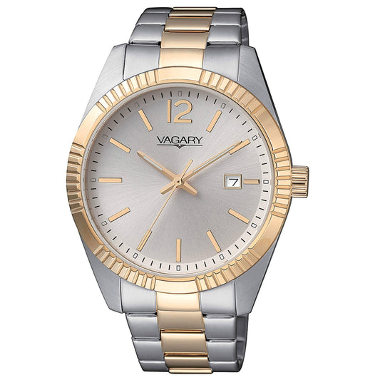 Orologio Vagary Bicolore Acciaio Rose Con Quadrante Silver
