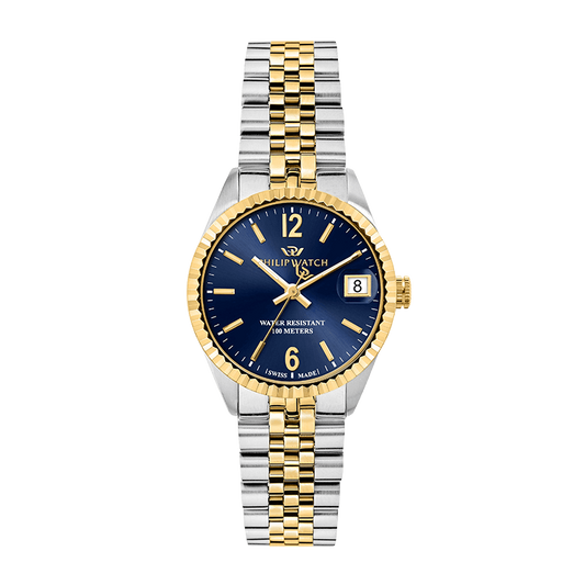 Orologio Philip Watch Caribe da Donna Bicolore con Quadrante Blu