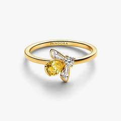 Anello Pandora Ape Luminosa Dorato 164562C01