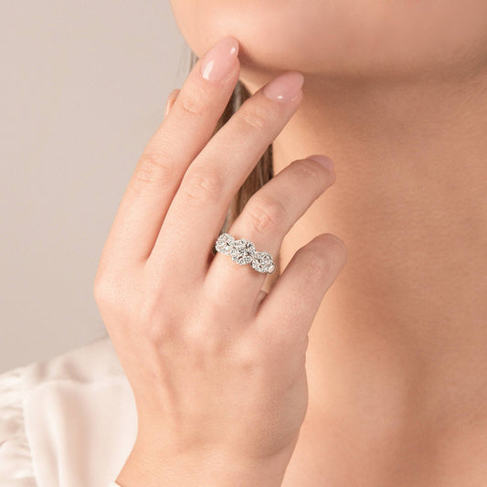 Anillo mágico Trilogy de Mirco Visconti con diamantes de 0,26 + 0,74 ct