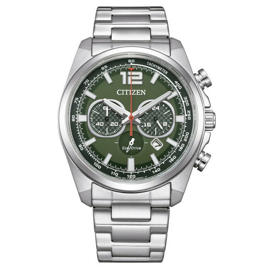 Citizen Men's Chrono Sport Active OF 2025 Green Dial Watch