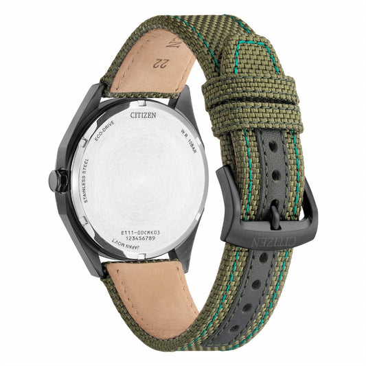 Orologio Citizen Da Uomo Active Con Cinturino In Tessuto Verde