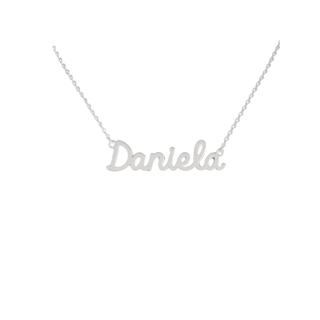 Collana Nome Daniela In Acciaio 316