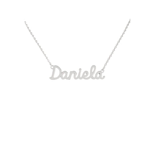 Collana Nome Daniela In Acciaio 316