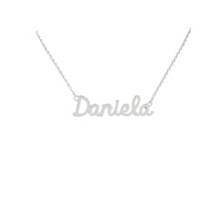 Daniela Name Necklace in 316 Stainless Steel