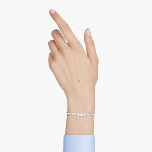 Bracciale Tennis Swarovski Imber Argentato