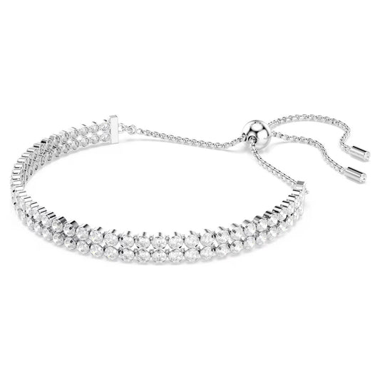 Bracciale Tennis Swarovski Matrix Regolabile a Due Fili