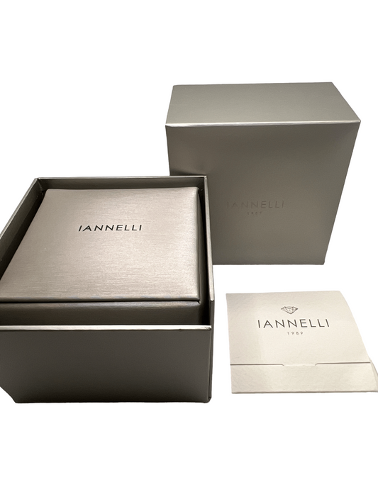 Collana Iannelli hand Made in Oro Bianco 18 KT con Smeraldi e Diamanti Naturali