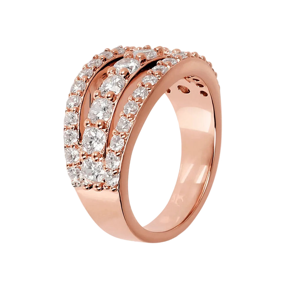 Bronzallure Altissima Ring With Cubic Zirconia