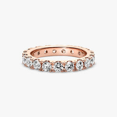 Pandora Sparkling Rose Band Ring