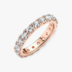 Pandora Sparkling Rose Band Ring
