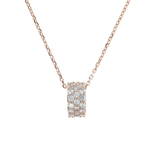 Bronzallure Necklace With Zircon Pendant