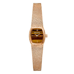 Orologio Bulova Donna Goddess of Time Placcato Oro Rosa Con Quadrante Occhio Di Tigre 97L185