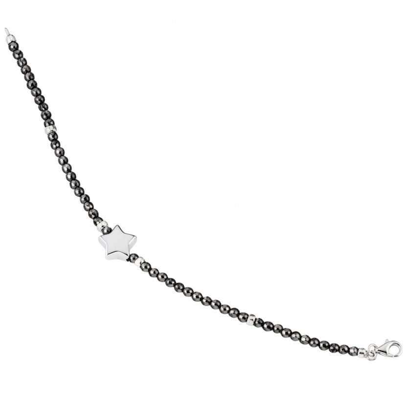 Marcello Pane Bracelet with Hematite and Star