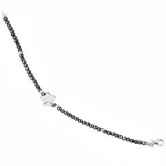 Marcello Pane Bracelet with Hematite and Star