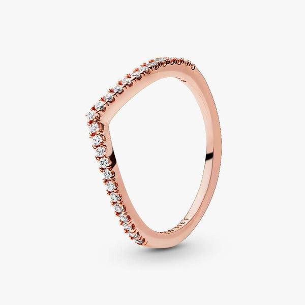 Anello Pandora Desiderio Scintillante Rosè Pietre Bianche 186316CZ