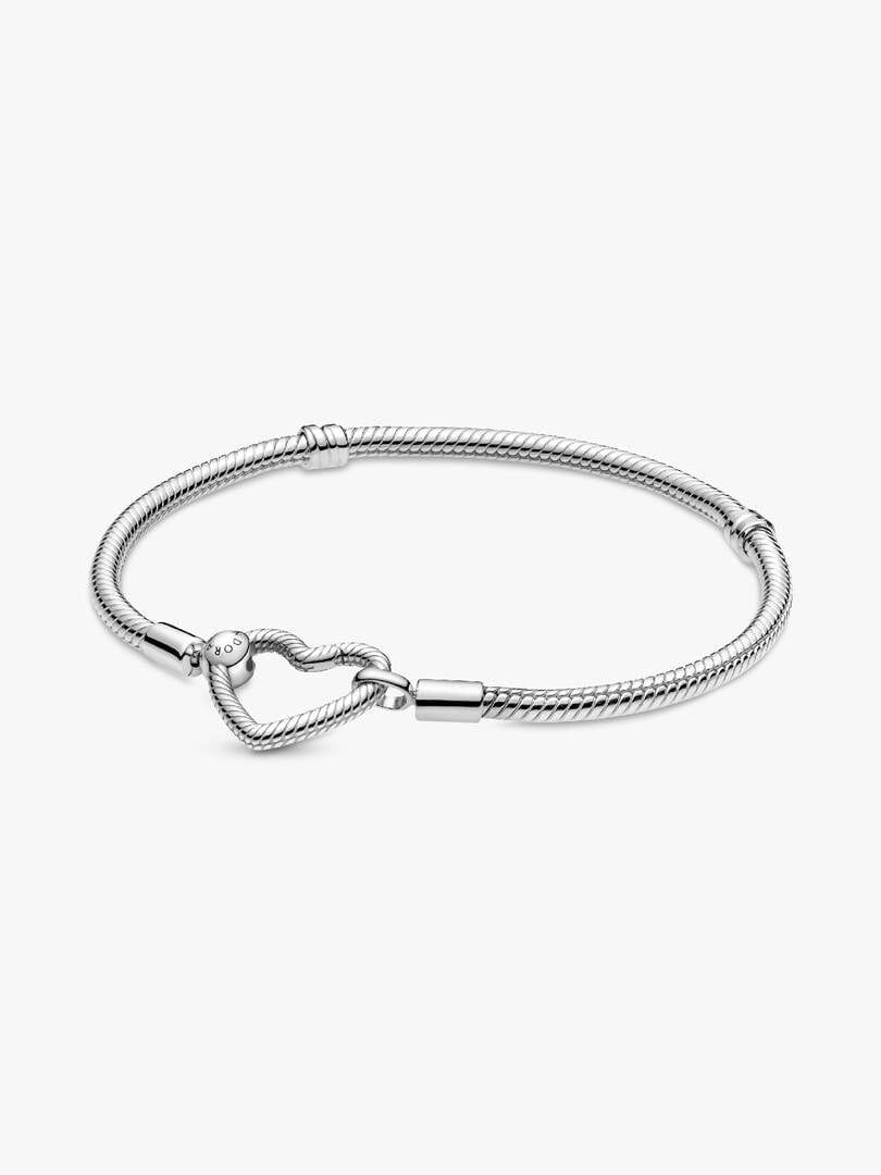 Bracciale Pandora Con Chiusura A Cuore Componibile