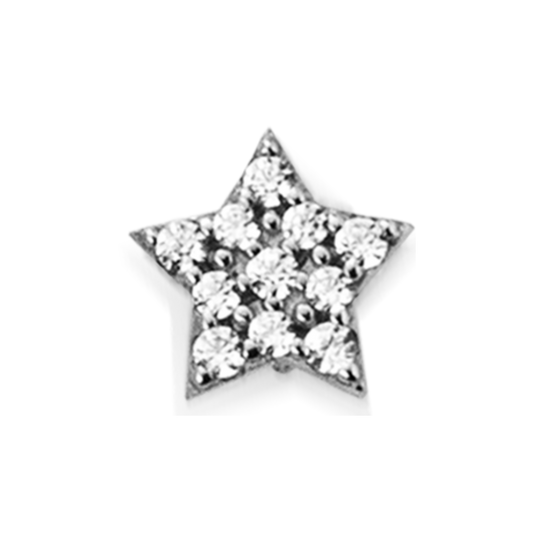 Marcello Pane Star Charms with Zirconia