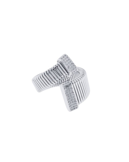 Anello Marcello Pane Twist Argentato