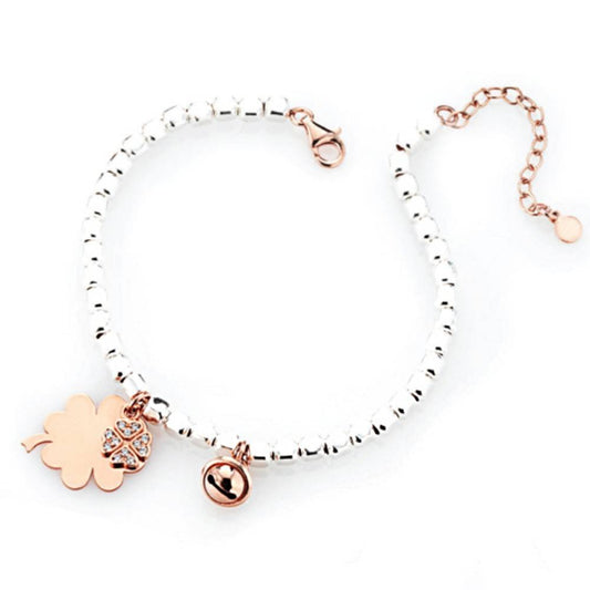 Pulsera de la suerte con trébol de cuatro hojas My Little Emotion de Marcello Pane