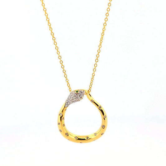 Marcello Pane Viper Gold Necklace