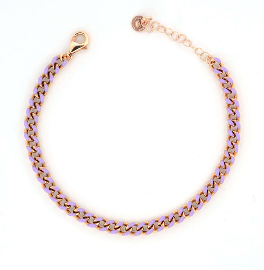 Bracciale Marcello Pane Medium Groumette con Smalto