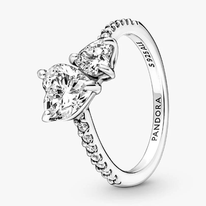 Anillo Pandora Unión de Corazones