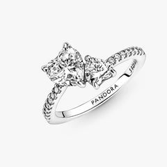 Anillo Pandora Unión de Corazones