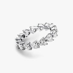 Anillo Pandora Hearts Band con piedras