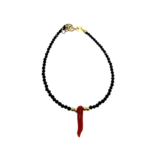 Bracciale Rajola Elodie con Spinello e Corallo