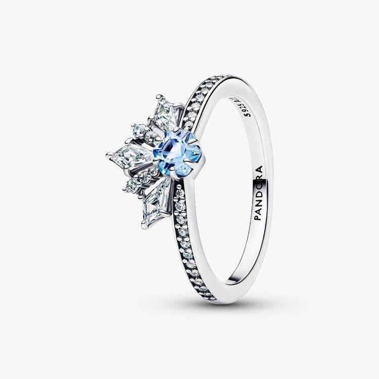 Anillo Tiara Pandora Princesas Disney, Frozen, Elsa