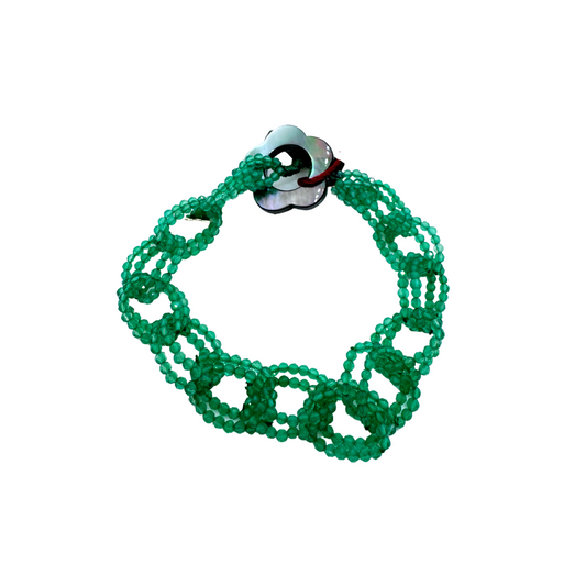 Bracciale Rajola Tecna con Agata e Madreperla